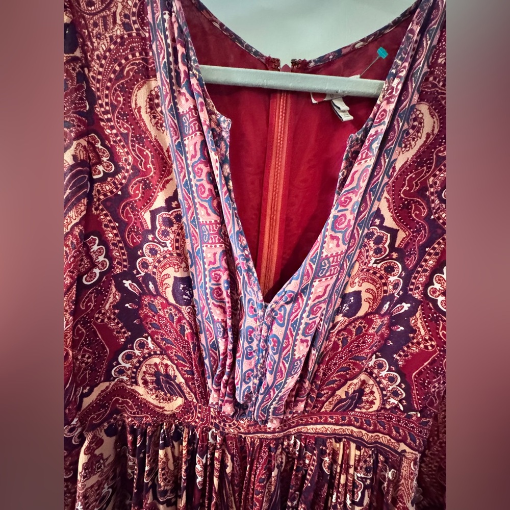 Joie Molly Maxi Dress MSRP $698 Sz S Vintage Fall 2015 Featured in Vogue 💯 Silk - Picture 12 of 15